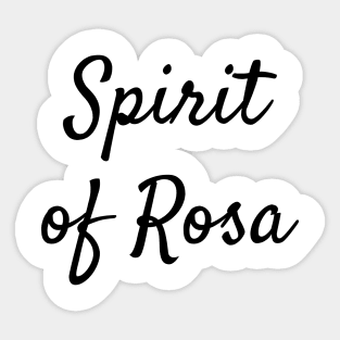 Spirit of Rosa Doctor Who Bounding Cosplay Sticker